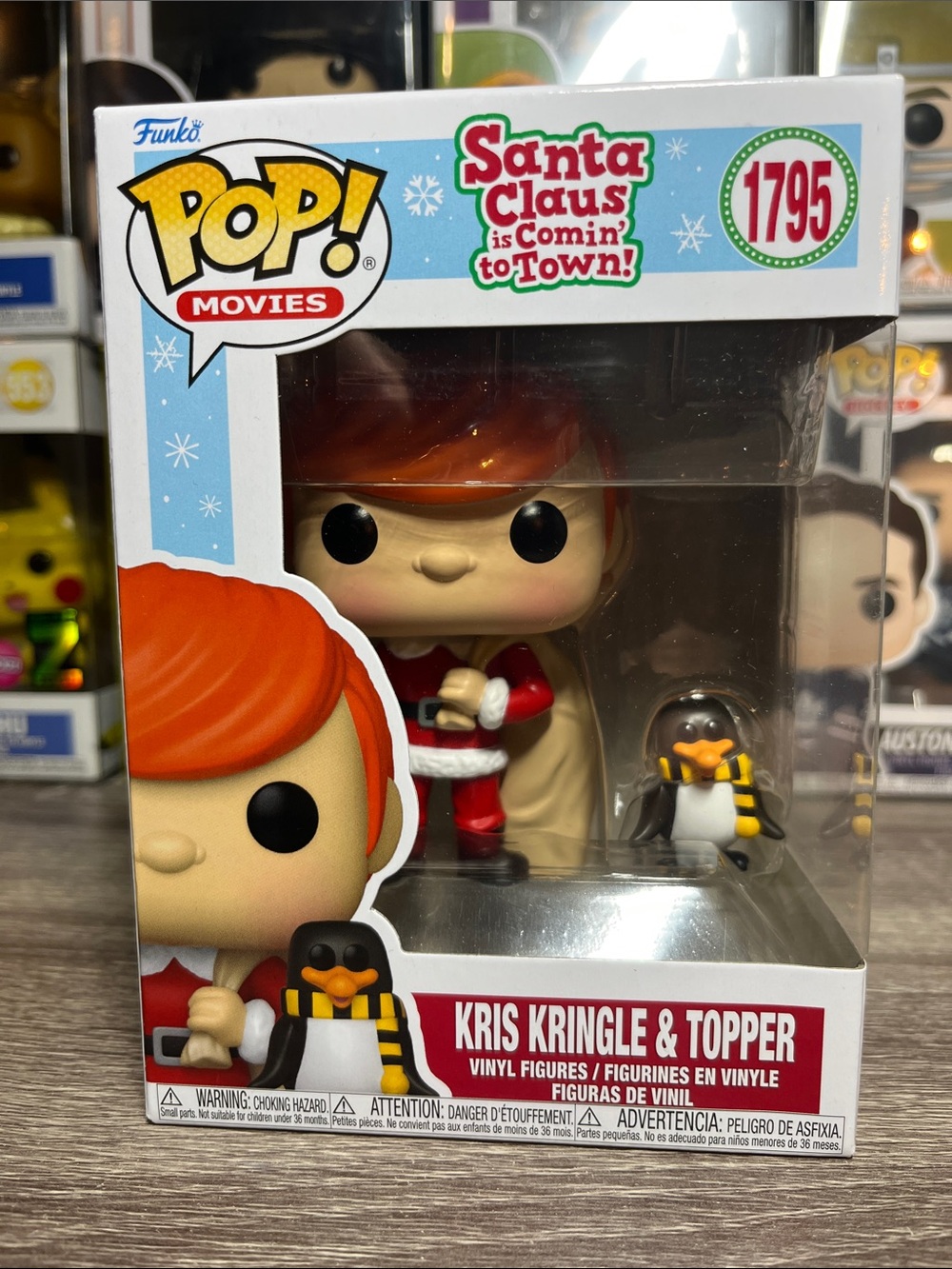 Funko Pop! Kris Kringle & Topper Vinyl Figure - Red & Orange Hair